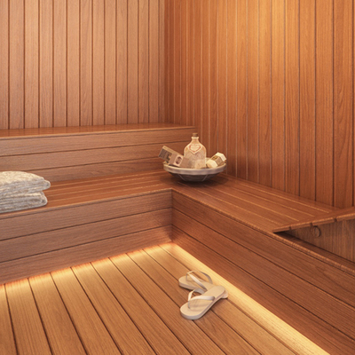 Instalación de saunas prefabricadas