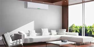 Instalación de aire acondicionado reversible.