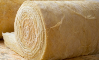 Colocación de lana de vidrio